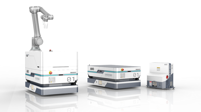 PA视讯數位開發的自主式移動機器人（AMR250M），搭配全向輪並結合AI演算法、2D LiDAR、3D攝影機等技術，協助客戶實現產線全自動化